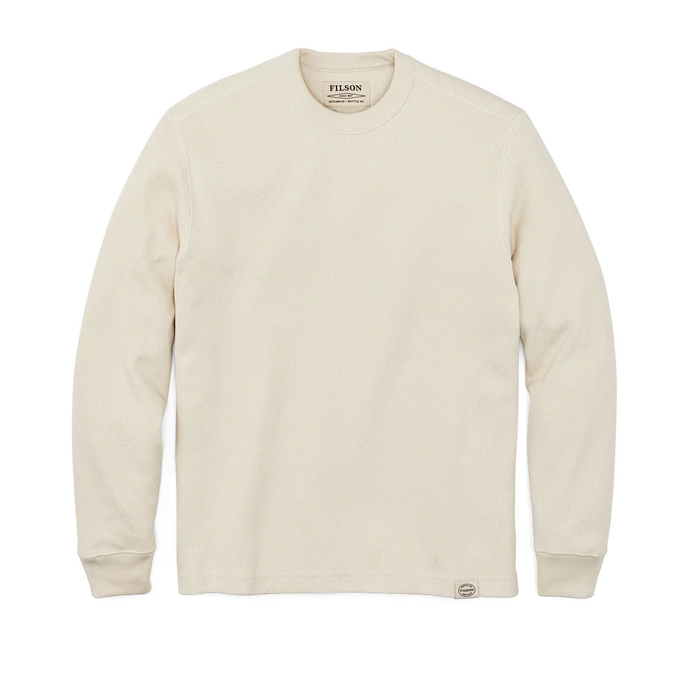 Waffle Knit Thermal Crewneck